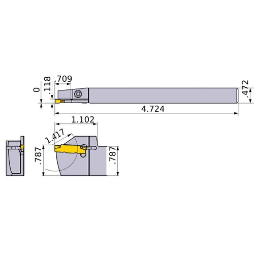 GYSR2012JX00-F18 TURNING HOLDER