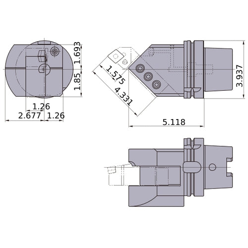 ‎H100TH-EN3232R-130 HOLDER