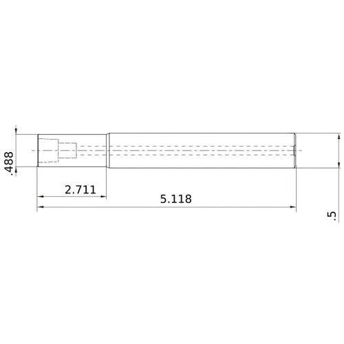 IMX12-U0500N271L51C CARB HOLDR LONG