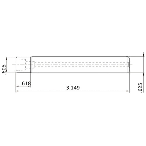 IMX16-U0625N061L31S SOLID END MILL