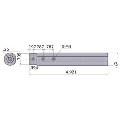 RBH12400A BORING BAR