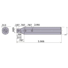 RBH16500A BORING BAR