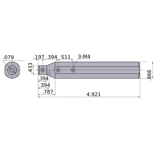 RBH2220N BORING BAR