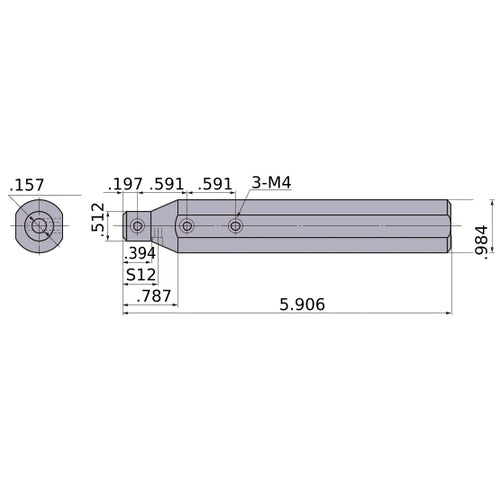 RBH2540N BORING BAR