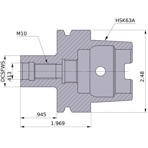 Sc20M10S24-Hsk63A Arbor