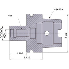 Sc32M16S28-Hsk63A Arbor