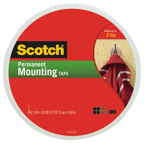 Scotch Mounting Tape 110-LONG .75″ × 350″ (19mm × 8 89m) - Eagle Tool & Supply