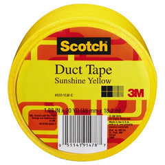 Scotch Duct Tape 920-YLW-C 1.88″ × 20 yd (48 mm × 18 2 m) Yellow - Eagle Tool & Supply