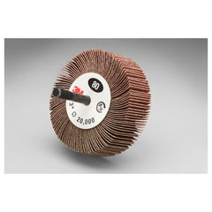 3M Flap Wheel 244D Type 83 3″ × 1″ × 1/4″ 120 X-weight - Eagle Tool & Supply