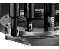 CARMEX Thread Mill Inserts for Threading on CNC Milling Machines - Part # T-CT21 IE 11.5NPTF - Eagle Tool & Supply