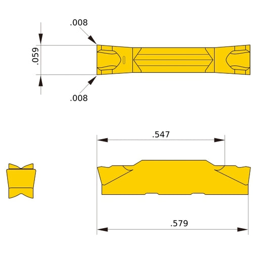 GY2M0150C020N-GM NX2525 GY INSERT