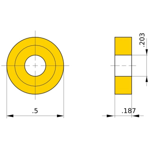 RNMG 43 standard UE6110, 4.76 mm Thick, 12.7 mm Inscribed Circle, Turning Indexable Insert