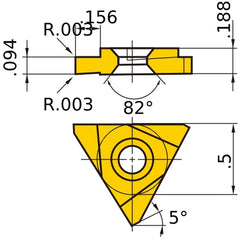 TNMC43NGL094 UTI20T INSERT