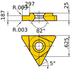 TNMC54NGR187 UTI20T INSERT