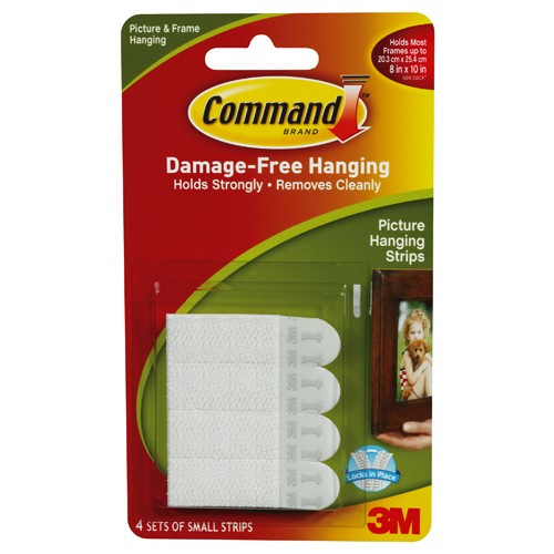 Command Small Picture Hanging Strips 17202ES