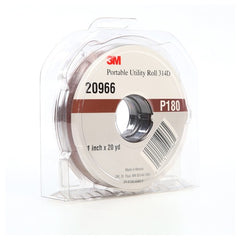 3M Portable Utility Cloth Roll 314D P180 J-weight 1″ × 20 yd - Eagle Tool & Supply