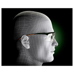 ‎3M Privo Protective Eyewear 12261-00000-20 Clear Anti-Fog Lens Black Frame - Eagle Tool & Supply