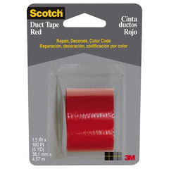 3M Red Duct Tape 1005-RED-CD 1.5″ × 5 yd 12/cs - Eagle Tool & Supply