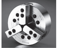 Strong Power Chucks - VA-200 Series 3 Jaw Closed Center Chucks - Part # K-206A06-V-B - Eagle Tool & Supply