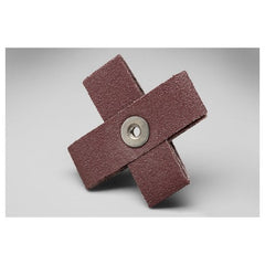 3M Cross Pad 341D 3 in × 3 in × 1 in P120 X-weight100 per case - Eagle Tool & Supply