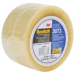 Scotch Recycled Corrugate Box Sealing Tape 3073 Clear 72 mm × 100 m - Eagle Tool & Supply