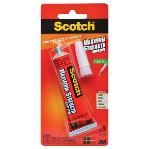 Scotch Maximum Strength Adhesive 6047 1 fl oz (29 5 mL) - Eagle Tool & Supply