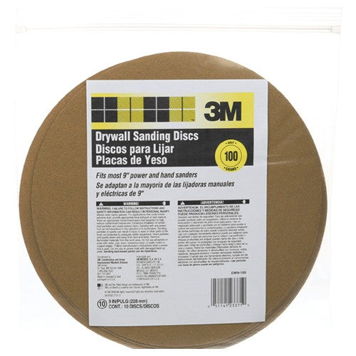 ‎3M Drywall Sanding Discs DW9-100 9″ - Eagle Tool & Supply