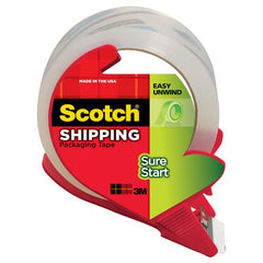 Scotch Sure Start Shipping Packaging Tape with dispenser 3450S-RD 1.88″ × 38.2 yd (48 mm × 35 m) - Eagle Tool & Supply