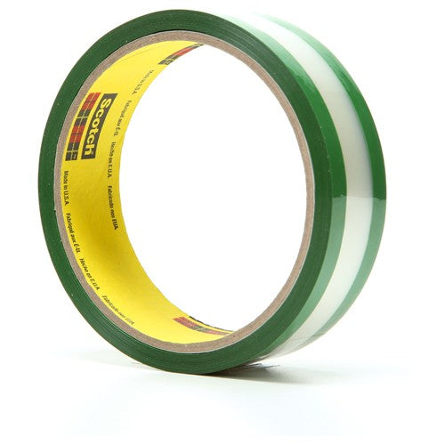 3M Riveters Tape 685 Transparent with Green Adhesive 1″ × 36 yd 1.7 mil - Eagle Tool & Supply