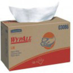 Dry Wipe, WYPALL L30, 9 3/4 in × 10 in, Number of Sheets 120, White - Eagle Tool & Supply