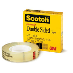 Scotch Double Sided Tape 665 1″ × 1296″ Boxed - Eagle Tool & Supply