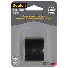 3M Black Duct Tape 1005-BLK-CD 1.5″ × 5 yd (38.1mm × 4.57m) - Eagle Tool & Supply