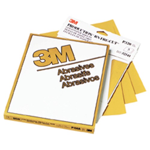 3M Gold Abrasive Sheet 02545 P180 grade 9″ × 11″ - Eagle Tool & Supply