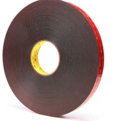 List 5925 1" x 72 yds VHB Acrylic Foam Tape - Black - Eagle Tool & Supply