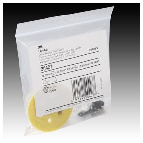 3M Clean Sanding Disc Pad Kit 20427 3″ - Eagle Tool & Supply