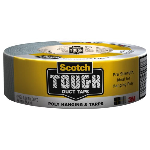 3M Poly & Tarps Duct Tape 2360-C 1.88″ × 60 yd (48.0 mm × 54.8 m) - Eagle Tool & Supply