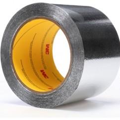 List 4380 3" x 55yds Aluminum Foil Tape - Silver - Eagle Tool & Supply