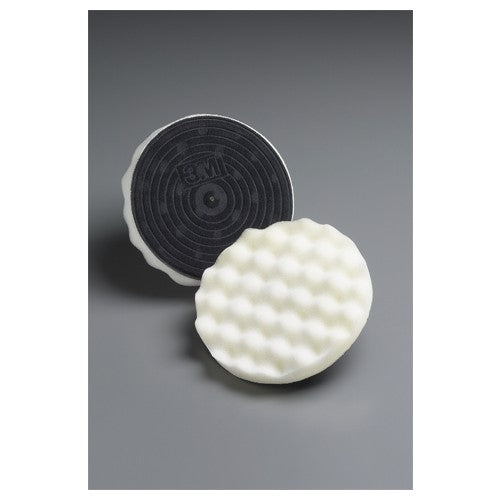‎3M Finesse-it Buffing Pad 01912 5-1/4″ White Foam - Eagle Tool & Supply