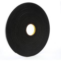 1/2X36 YDS 4718 BLK VINYL FOAM TAPE - Eagle Tool & Supply