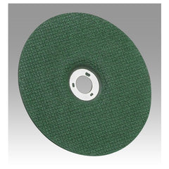 7 in × 1/8 in × 7/8 in Green Corps Flex Grind WhlsWith Center Hole 60 Alt Mfg # 50447 - Eagle Tool & Supply